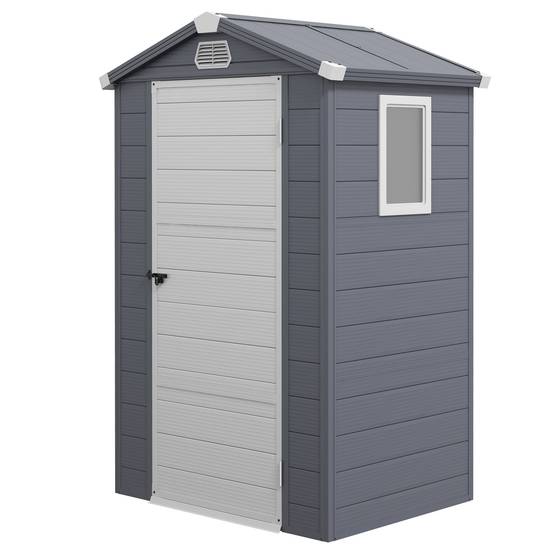 Abri 1,1m² jardin toit double pente 133x102x180/208cm - Image 1