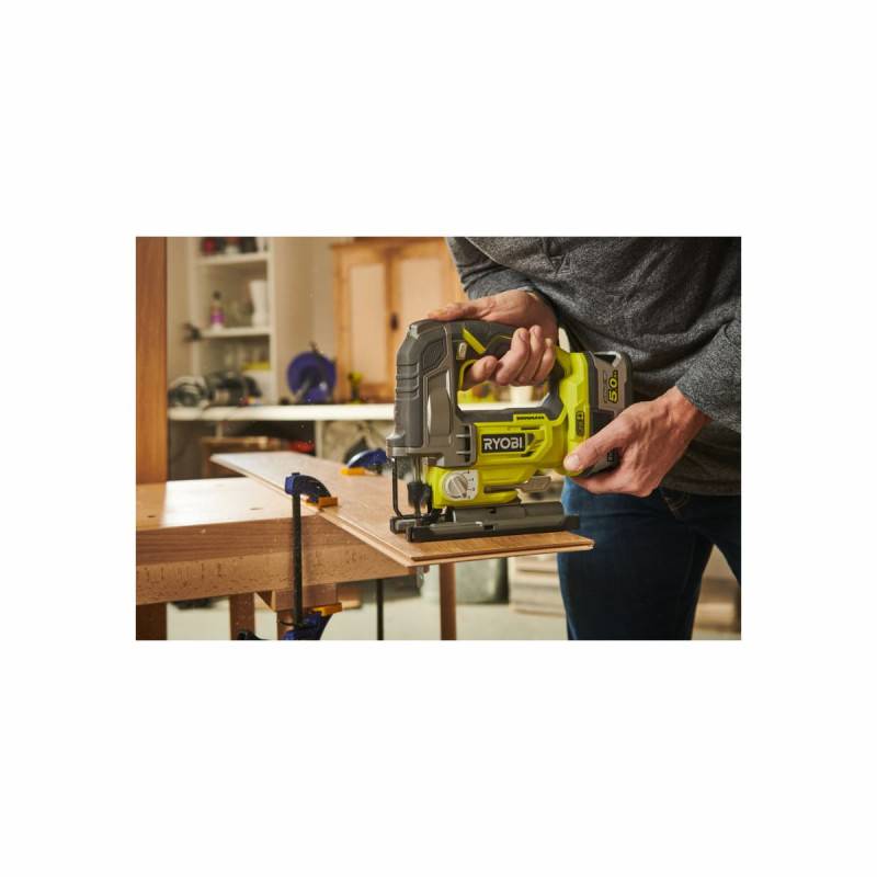 Ryobi - Scie sauteuse pendulaire RYOBI 18V One+ Brushless - 135 mm - Sans batterie ni chargeur - R18JS7-0 - Image 2