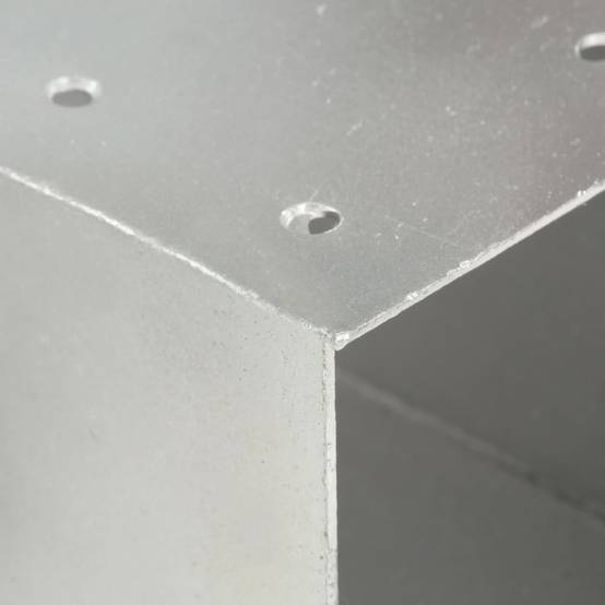 Connecteur de poteau métal galvanisé forme en X 101 x 101 mm, Poids :2.53kg - PANGIVO - Image 5
