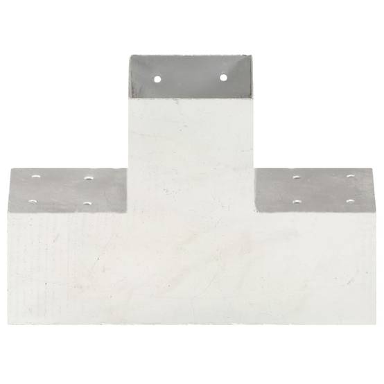 Connecteur de poteau métal galvanisé forme en X 101 x 101 mm, Poids :2.53kg - PANGIVO - Image 3