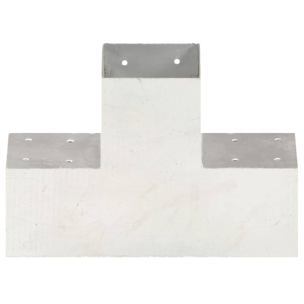 Connecteur de poteau métal galvanisé forme en X 101 x 101 mm, Poids :2.53kg - PANGIVO - Image 3