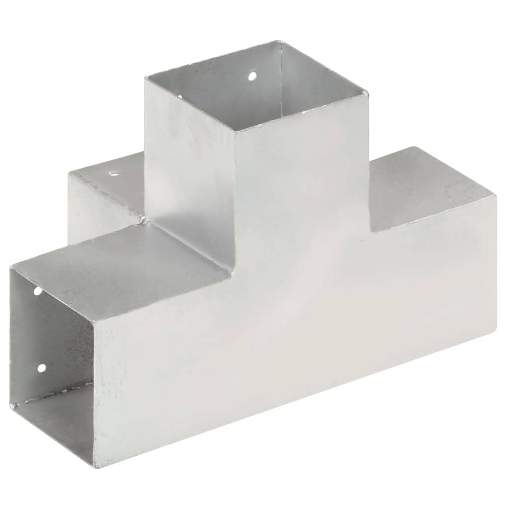 Connecteur de poteau métal galvanisé forme en X 101 x 101 mm, Poids :2.53kg - PANGIVO - Image 4
