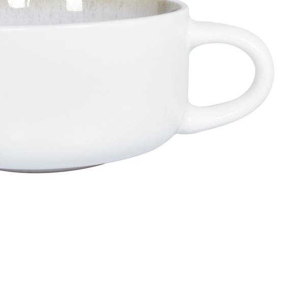 Beliani - Tasses et mugs Grès Blanc cassé SESAME - 15x15x2- Beliani - Image 9