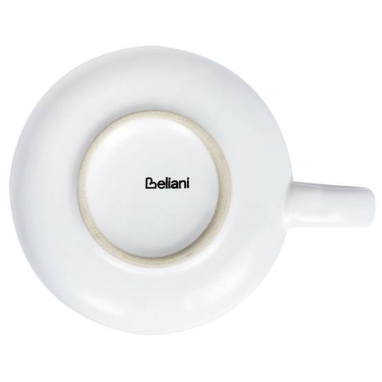 Beliani - Tasses et mugs Grès Blanc cassé SESAME - 15x15x2- Beliani - Image 7