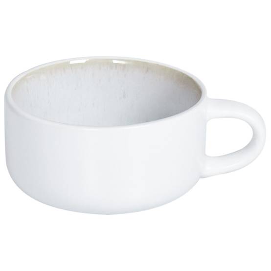 Beliani - Tasses et mugs Grès Blanc cassé SESAME - 15x15x2- Beliani - Image 5