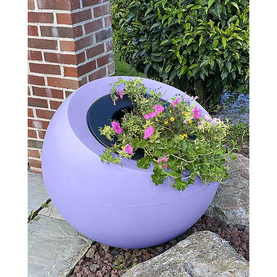 Plast'Up Rotomoulage - Pot de fleurs sphérique xxl dolce vita 300l-lot de 2 - Image 4