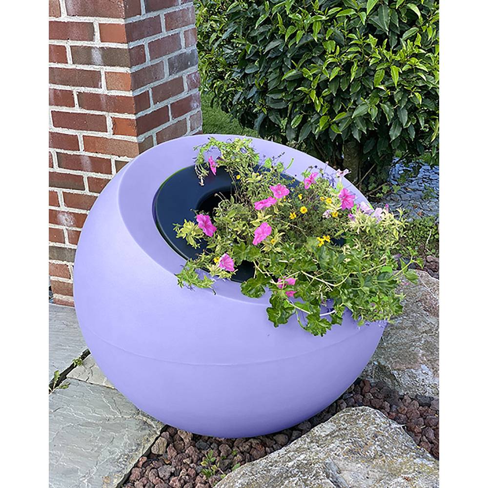 Plast'Up Rotomoulage - Pot de fleurs sphérique xxl dolce vita 300l-lot de 2 - Image 4
