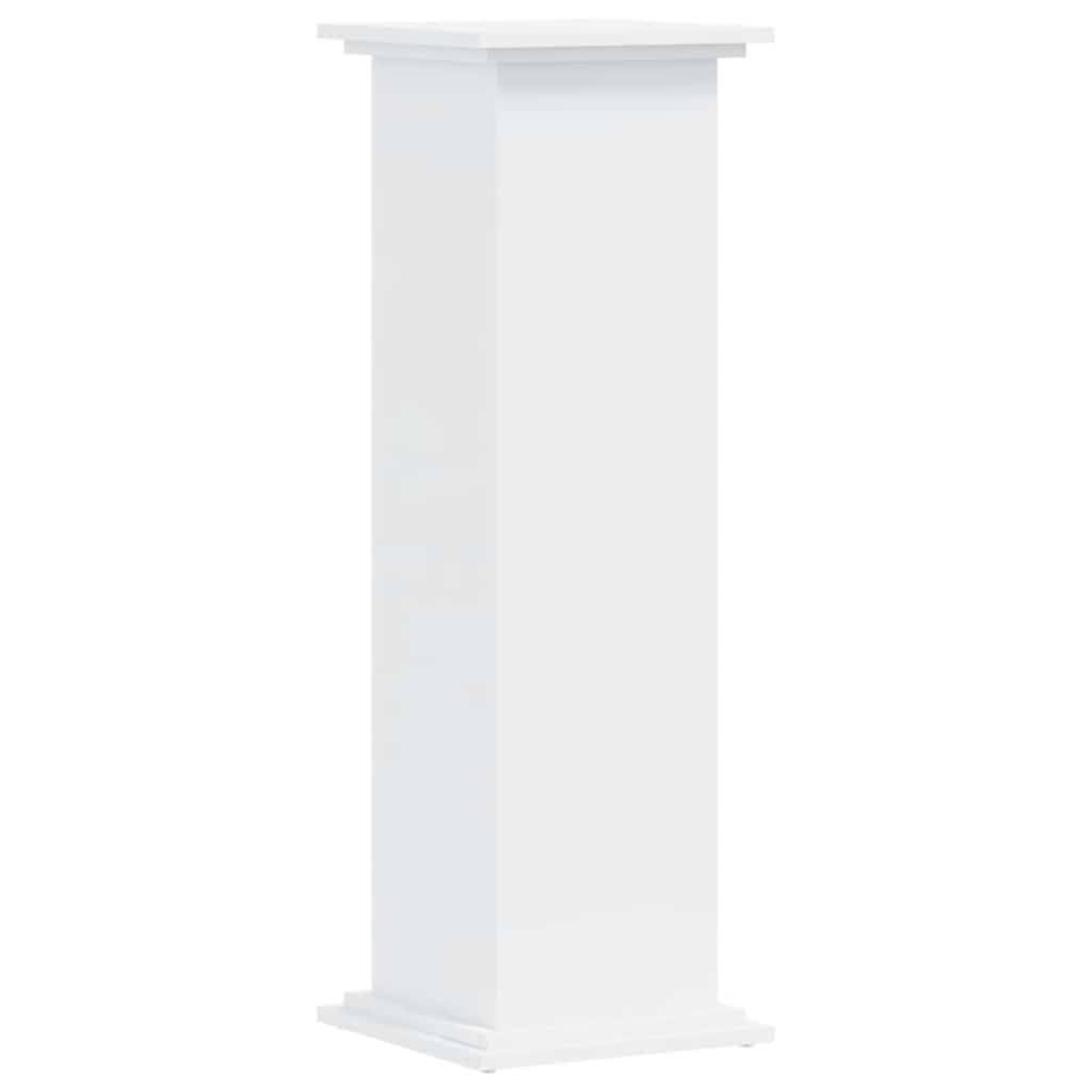 Vidaxl - Support pour plantes blanc 33x33x100 cm bois d'ingénierie vidaXL 852978 - Image 7