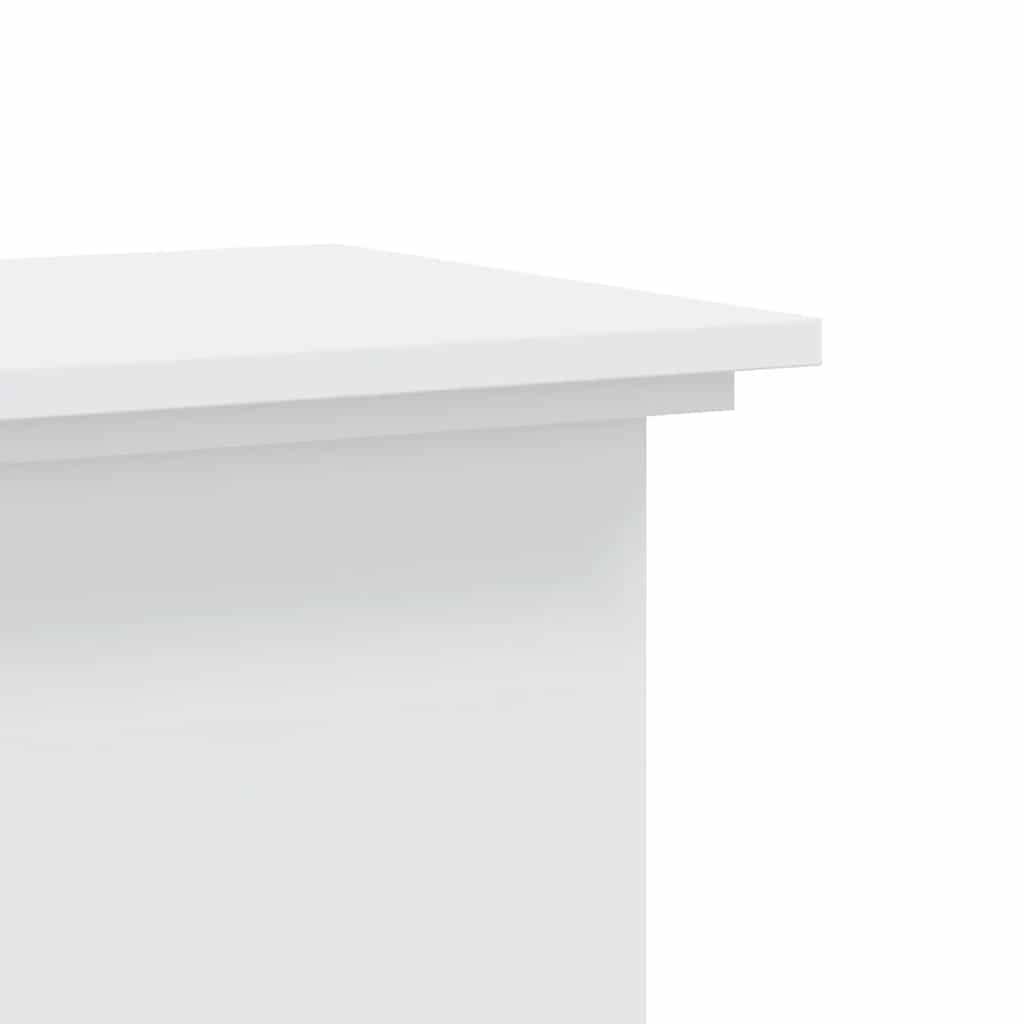 Vidaxl - Support pour plantes blanc 33x33x100 cm bois d'ingénierie vidaXL 852978 - Image 8