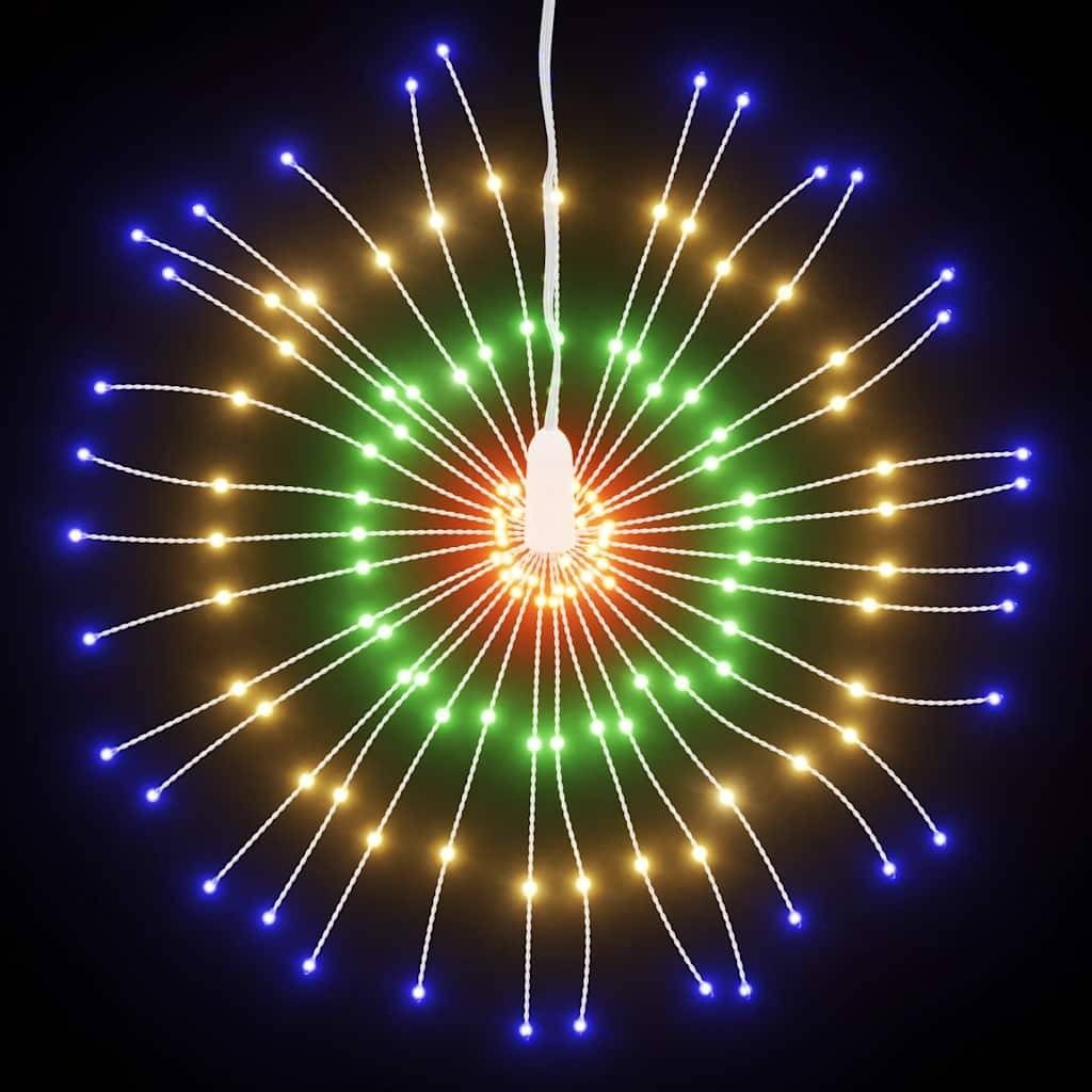 Lot de 4 Étoiles Feu d'Artifice 560 LED Cuivre Déco Noël Multicolore 17 cm – ComfortXL Outdoor Living - Image 4