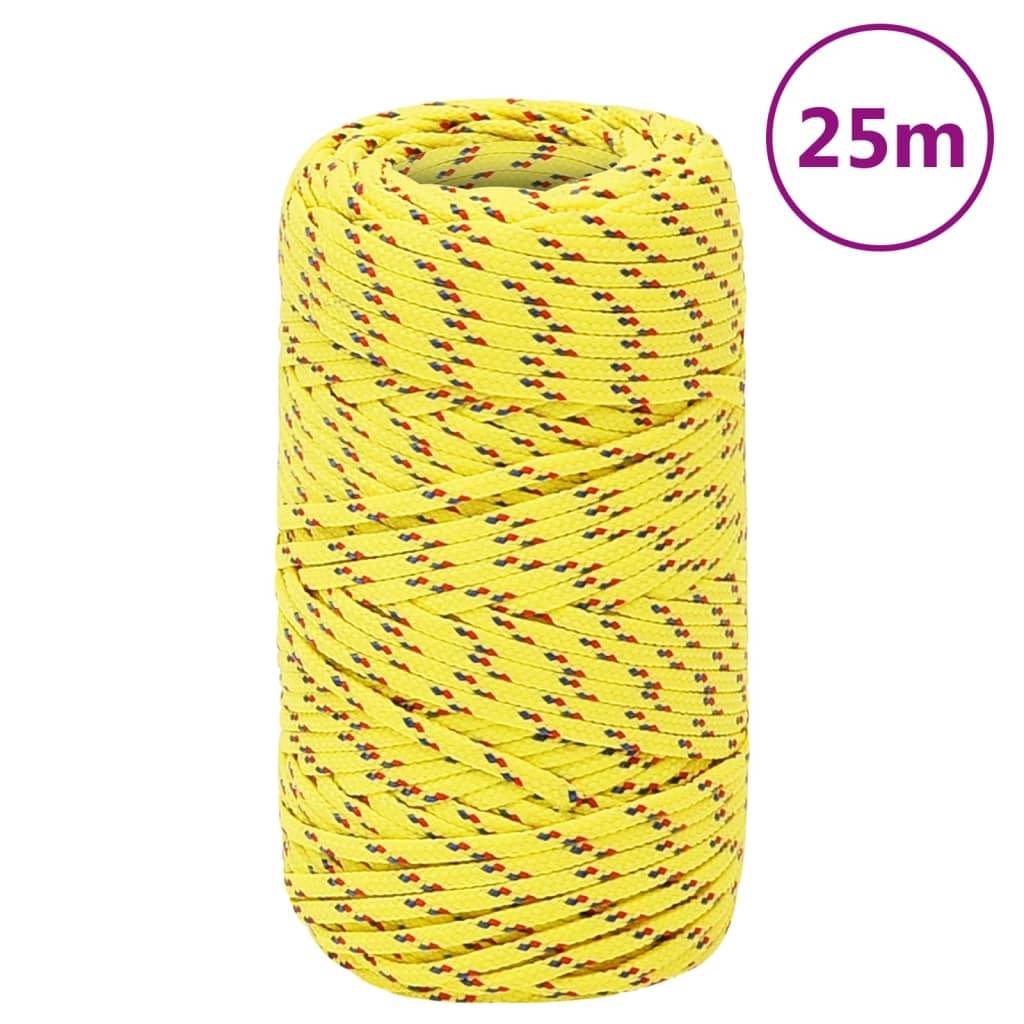 Corde de bateau Jaune 2 mm 25 m Polypropylène Maison Chic - Image 2