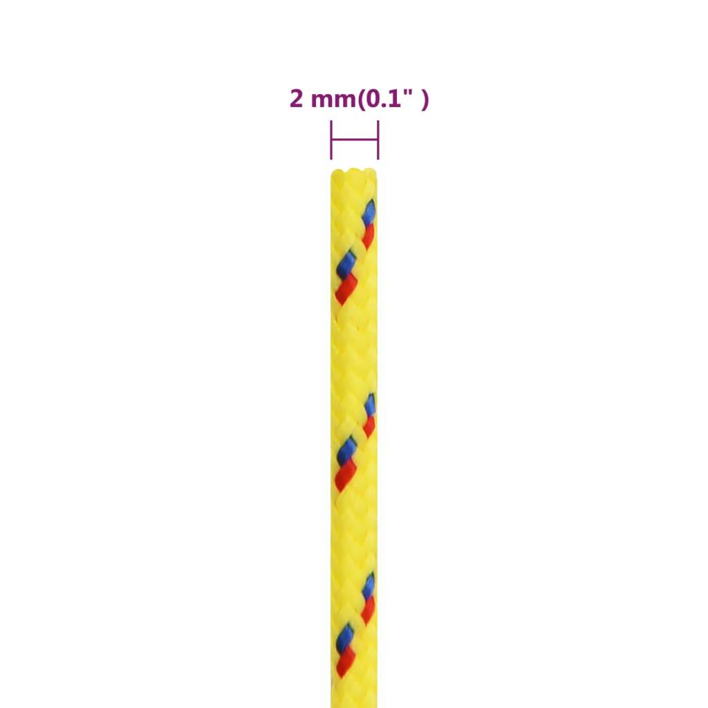Corde de bateau Jaune 2 mm 25 m Polypropylène Maison Chic - Image 6