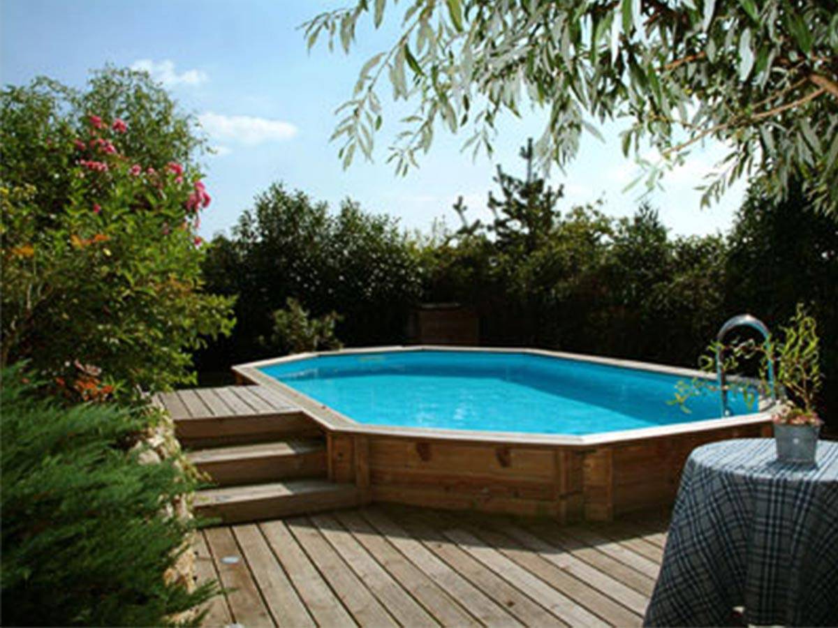 Ubbink - Piscine bois Azura 7,50 x 4,00 x 1,30 m - Liner bleu - Ubbink - Image 2