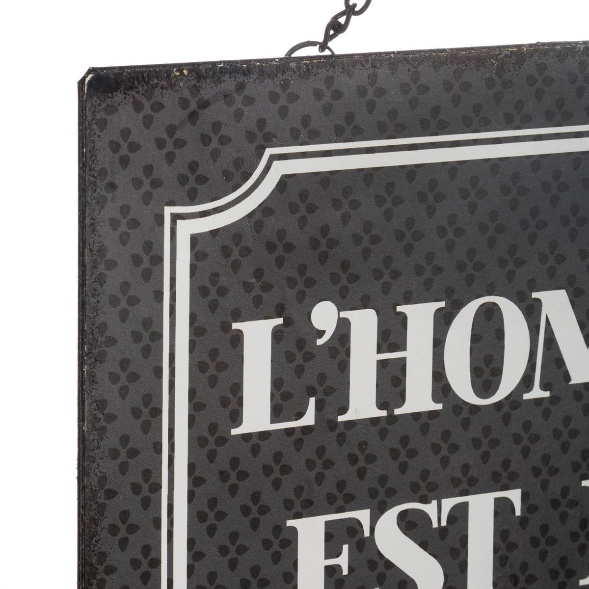 Atmosphera - Plaque "Leodie" 28x18cm - Atmosphera Créateur d'intérieur - Image 2