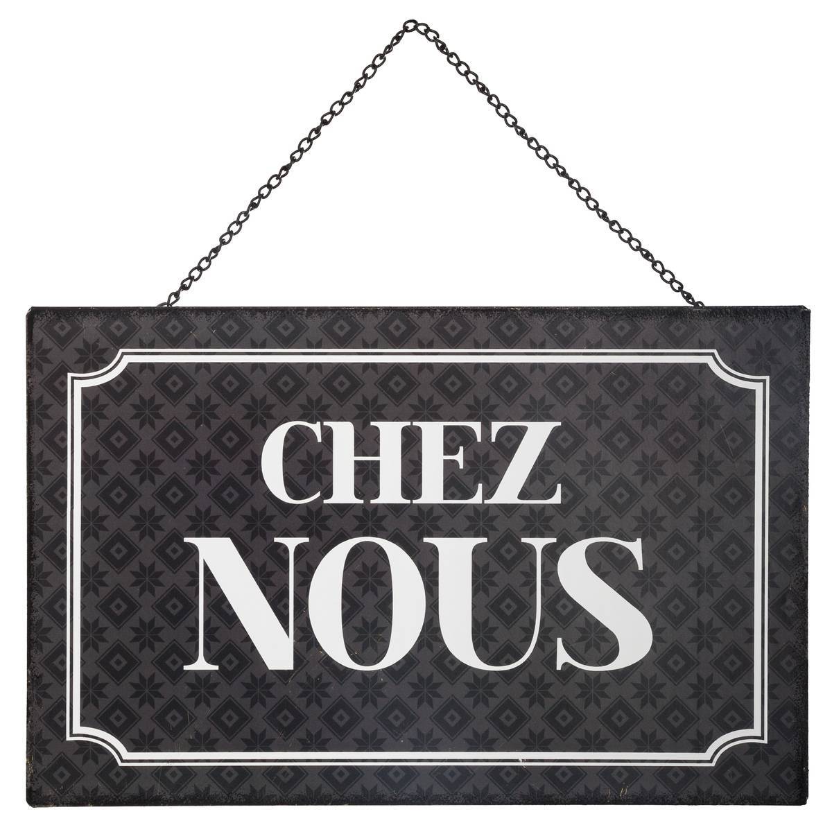 Atmosphera - Plaque "Leodie" 28x18cm - Atmosphera Créateur d'intérieur - Image 4