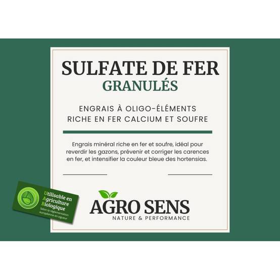 Sulfate de fer granulés - Agro Sens - Seau 2 kg - Image 5