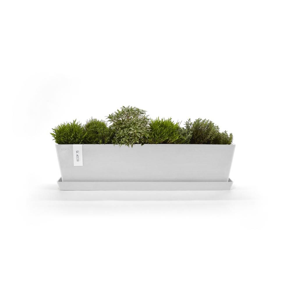 Ecopots - Pot Bruges 80 Pure White ECOPOTS - Image 2