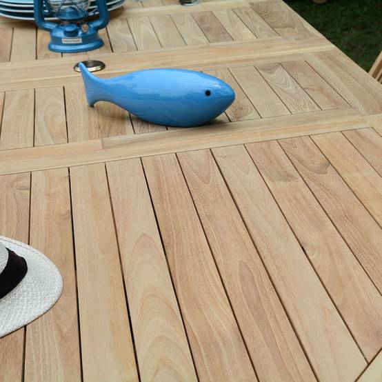 Salon de jardin en teck massif Tanao, 6 places - TECK'Attitude - Image 3