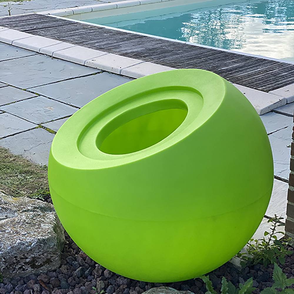Plast'Up Rotomoulage - Pot de fleurs sphérique xxl dolce vita 300l-lot de 2 - Image 4