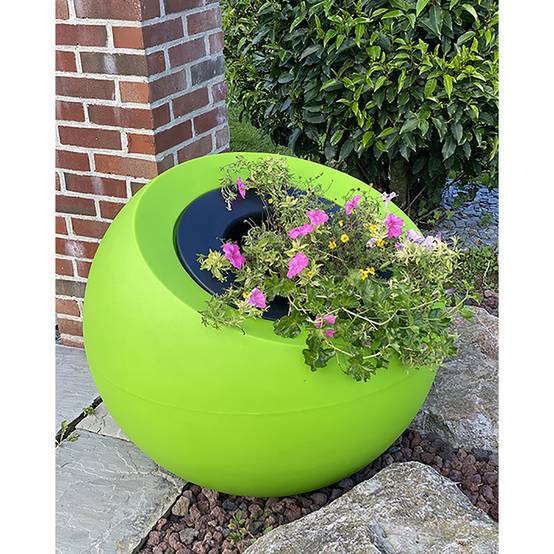 Plast'Up Rotomoulage - Pot de fleurs sphérique xxl dolce vita 300l-lot de 2 - Image 3