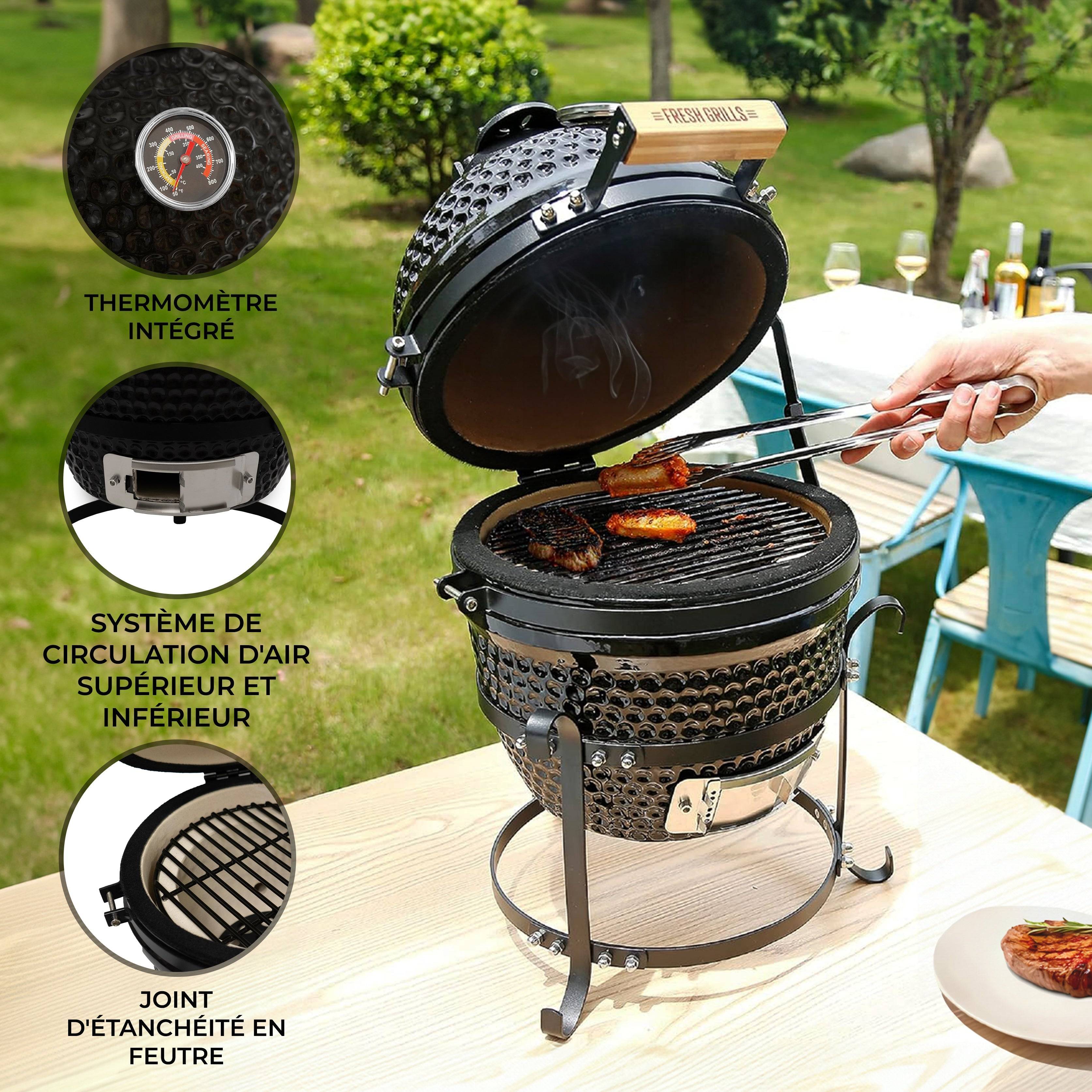Monstershop - Barbecue au Charbon de Bois Kamado 33cm - Image 2