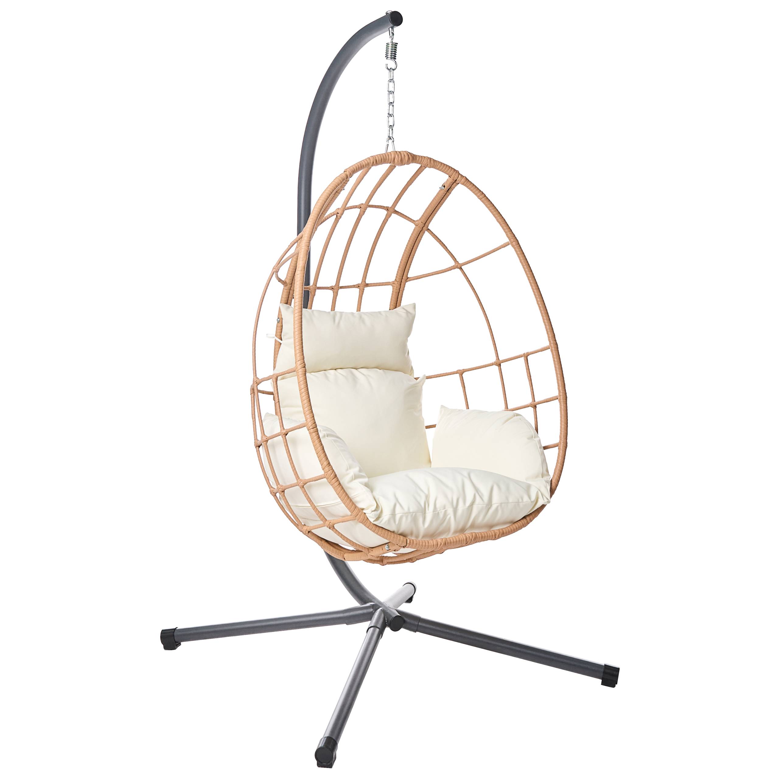 Beliani - Chaise porte-à-faux Tissu Naturel MALCESINE - Beliani - Image 2