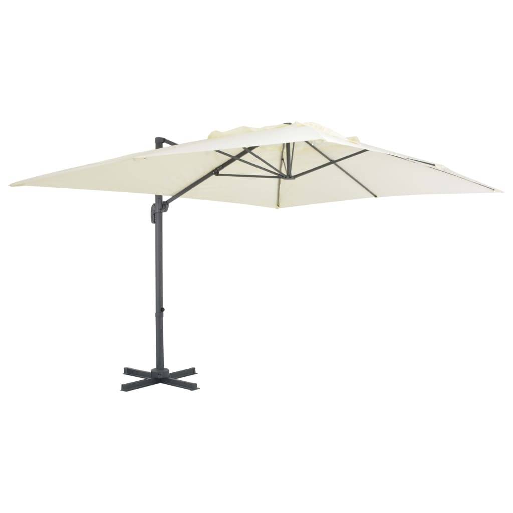 PANGIVO - Parasol de jardin aluminium sable 400 x 300 x 268 cm - PANGIVO - Image 2