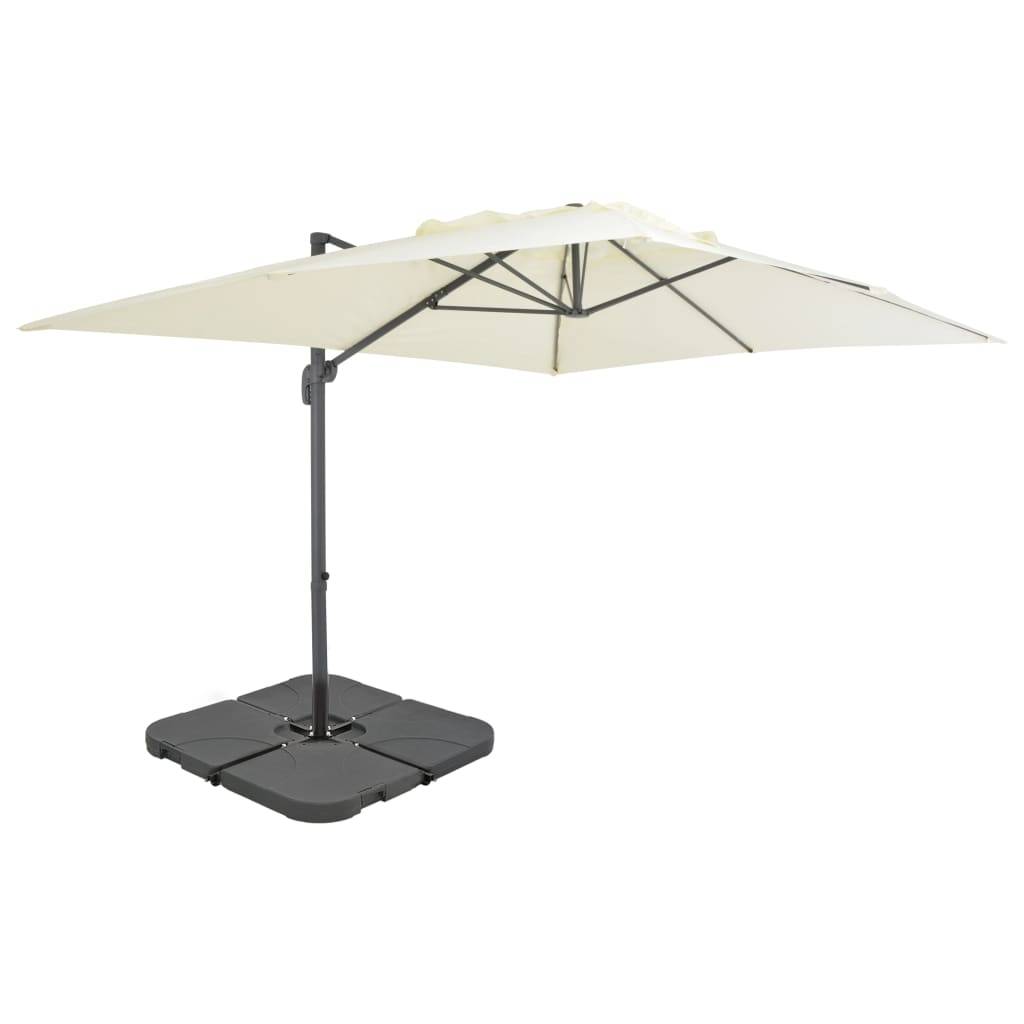PANGIVO - Parasol de jardin aluminium sable 400 x 300 x 268 cm - PANGIVO - Image 1
