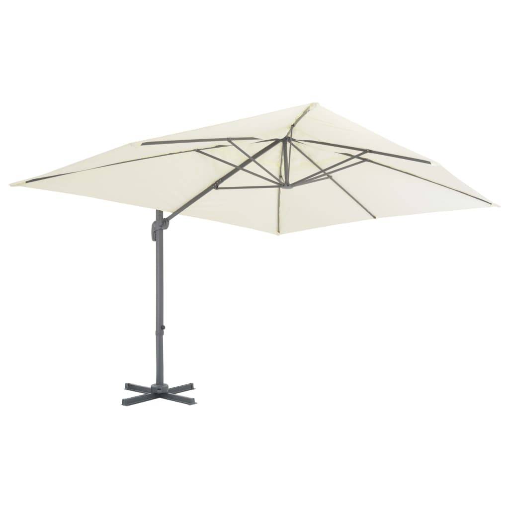 PANGIVO - Parasol de jardin aluminium sable 400 x 300 x 268 cm - PANGIVO - Image 3