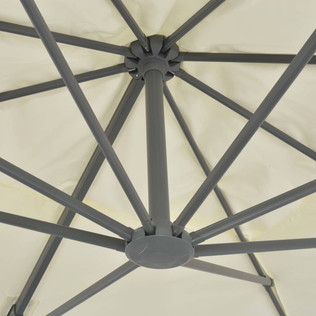 PANGIVO - Parasol de jardin aluminium sable 400 x 300 x 268 cm - PANGIVO - Image 7