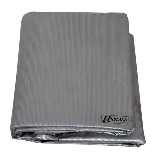 Ribimex - Housse 90 grammes grise pour chaises empilables ou fauteuil 70x70xh110 cm - Image 1