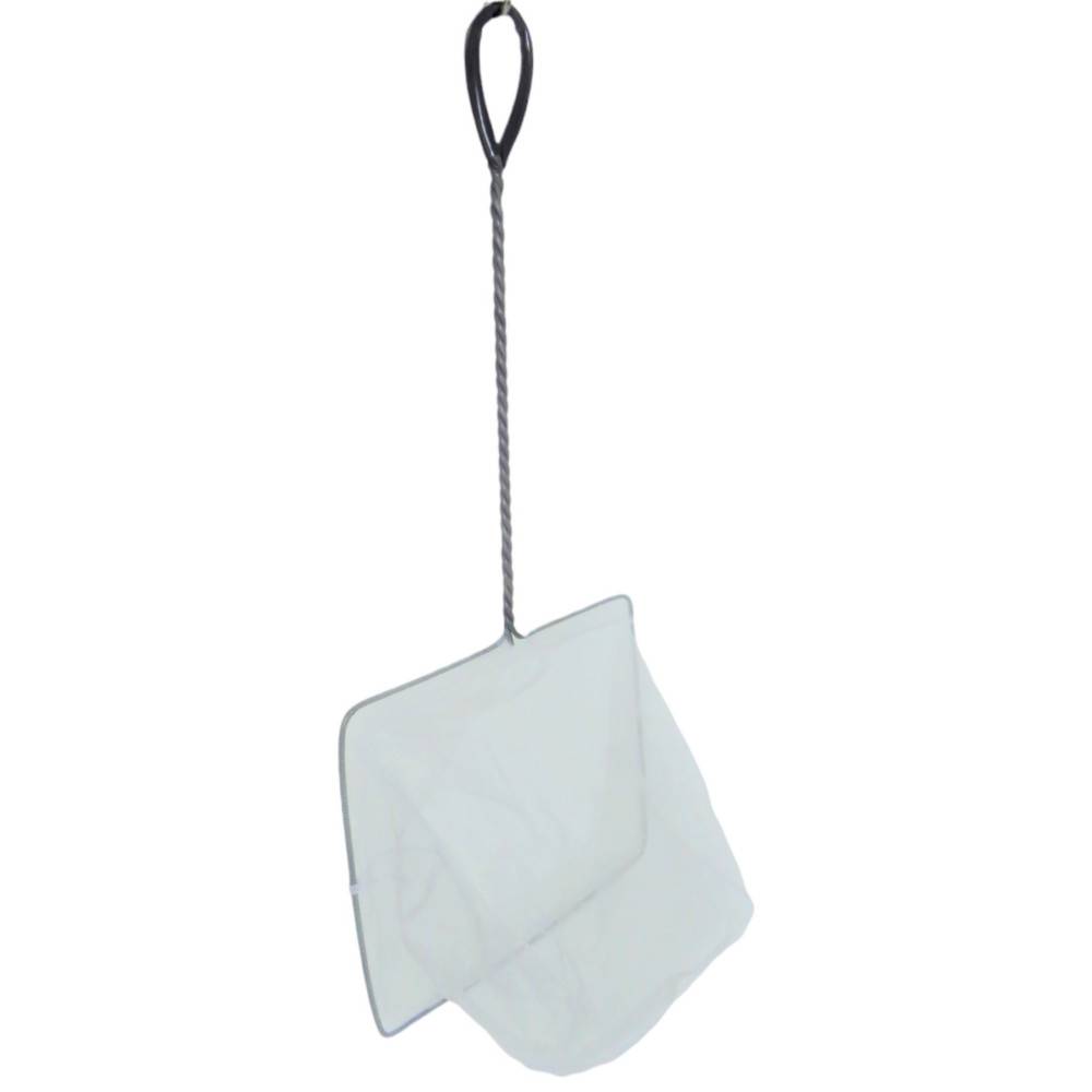 animallparadise - Epuisette filet blanc, maille fine, 25 cm x 22 x 55 cm,  aquarium - Image 1