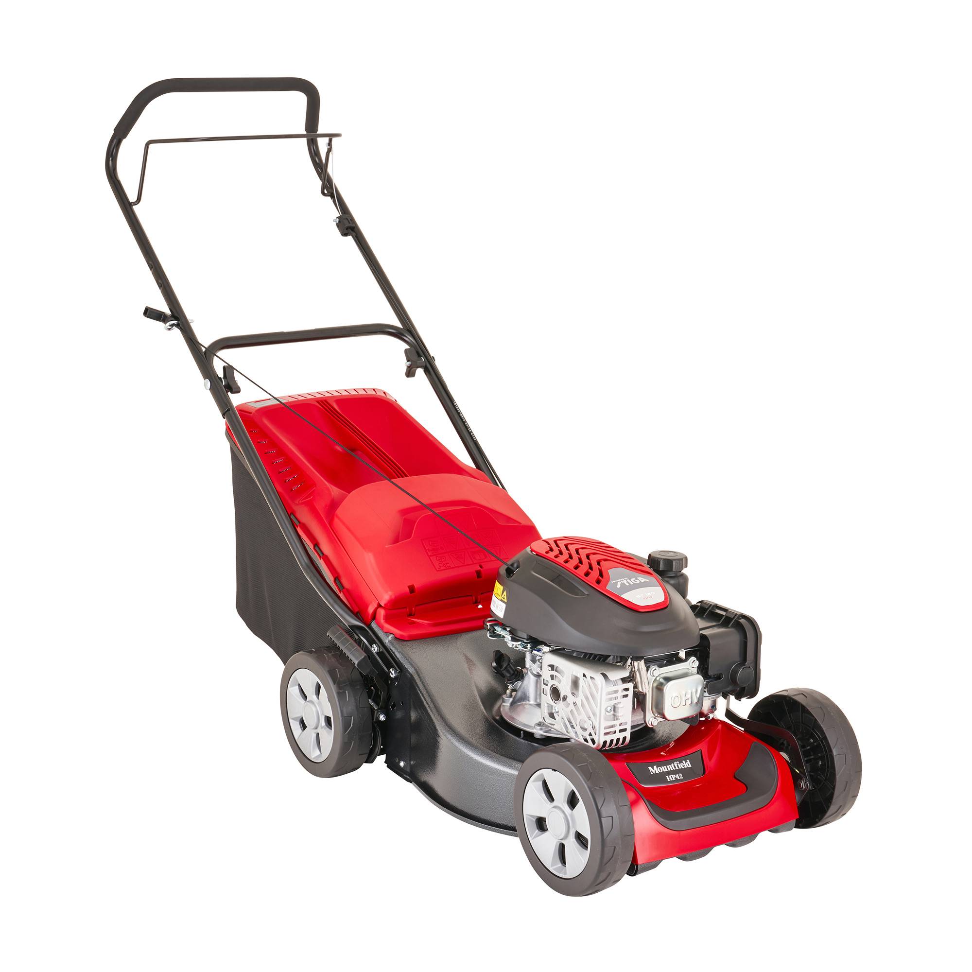 Tondeuse HP42, 123cc, largeur 41 cm, bac 60L - MOUNTFIELD - Image 1