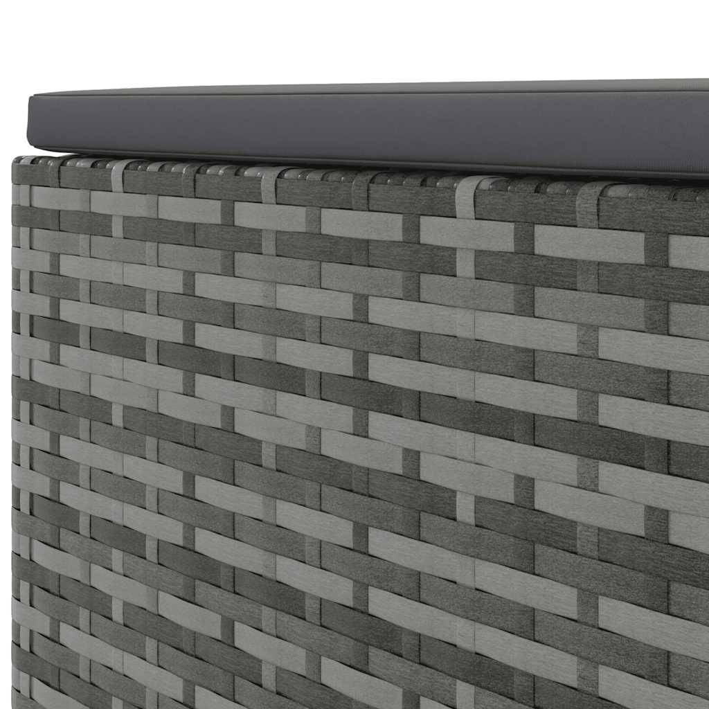 Vidaxl - Salon de jardin 8 pcs avec coussins Gris Résine tressée vidaXL 3308234 - Image 7