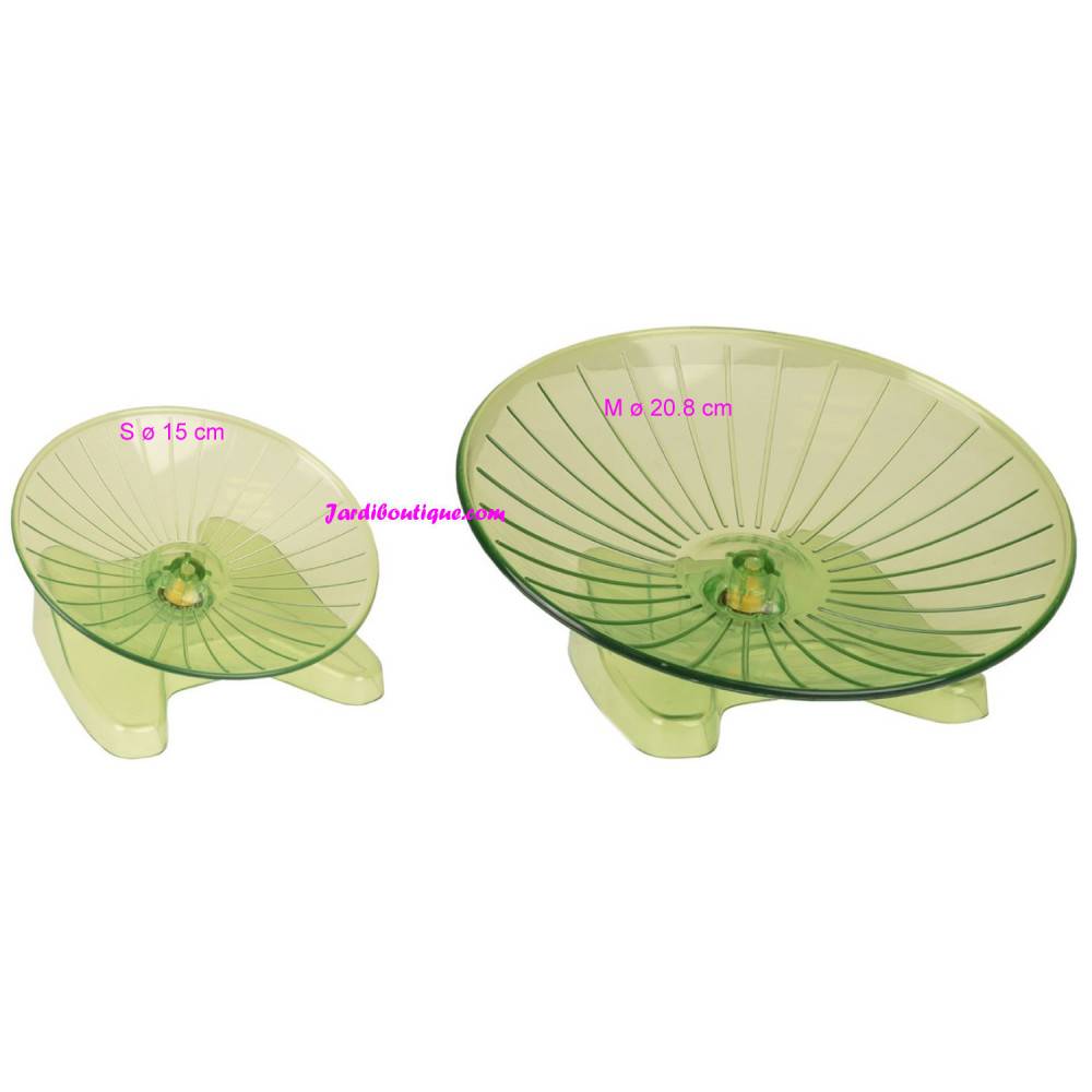 Flamingo - Plateau de course SUSIE ø 20.8 cm M vert pour rongeur - Image 4