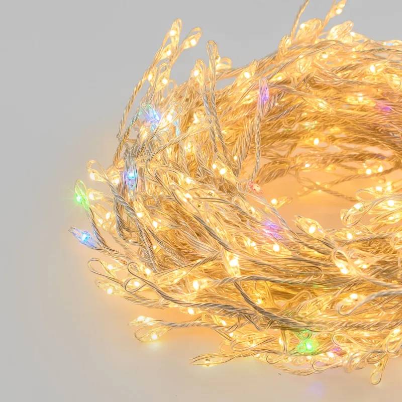 Lotti - Guirlande BOA Festoon 10m 800 MicroLED Blanc Chaud & RGB MultiFLASH IP44 - Lotti - Image 6
