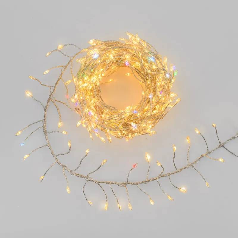 Lotti - Guirlande BOA Festoon 10m 800 MicroLED Blanc Chaud & RGB MultiFLASH IP44 - Lotti - Image 1
