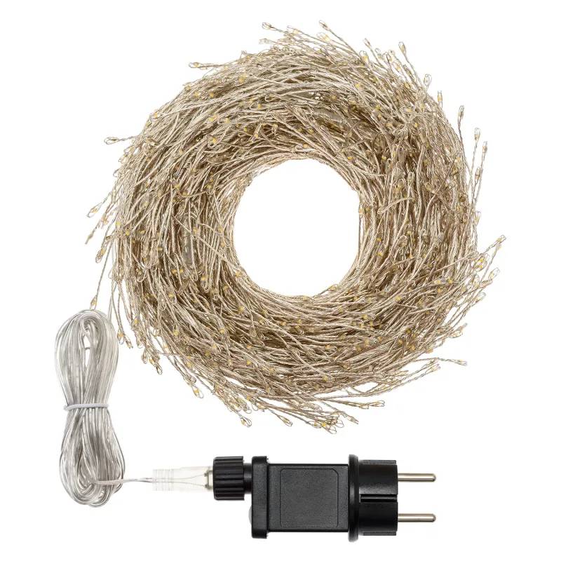 Lotti - Guirlande BOA Festoon 10m 800 MicroLED Blanc Chaud & RGB MultiFLASH IP44 - Lotti - Image 9