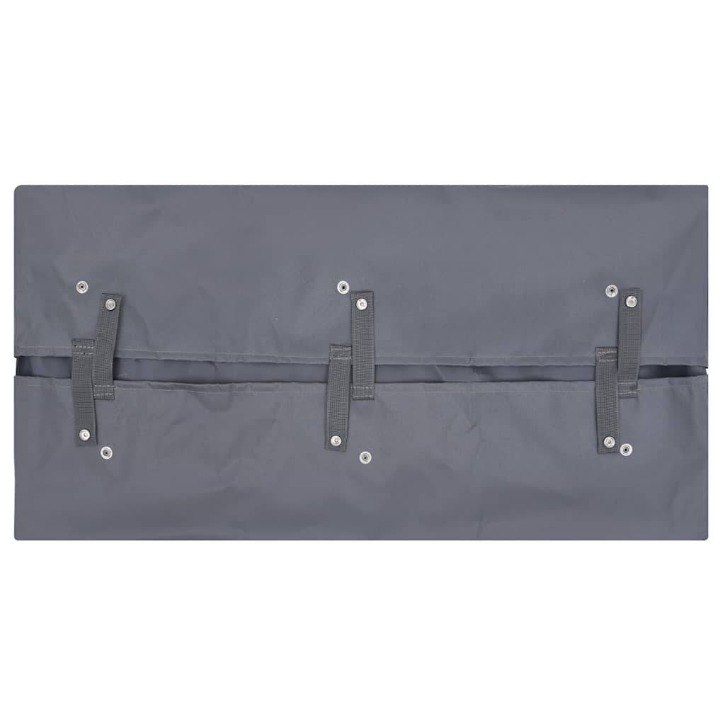 PANGIVO - Bâche de chariot de jardin polyester gris foncé 81 x 41 x 40 cm - PANGIVO - Image 2
