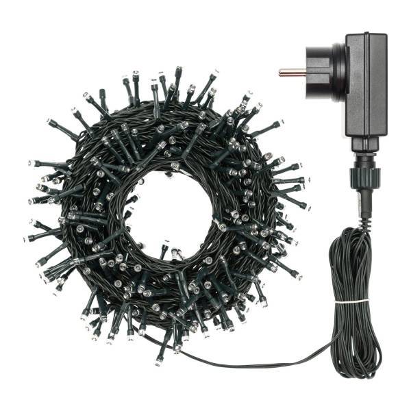 Lotti - Guirlande extérieur 20M 500 LED blanc chaud câble vert 8 animations différentes 31V IP44 Lotti - Image 3