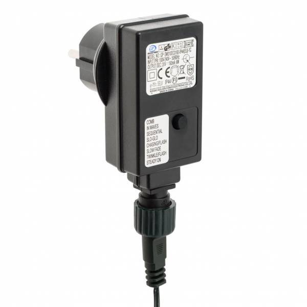 Lotti - Guirlande extérieur 20M 500 LED blanc chaud câble vert 8 animations différentes 31V IP44 Lotti - Image 5