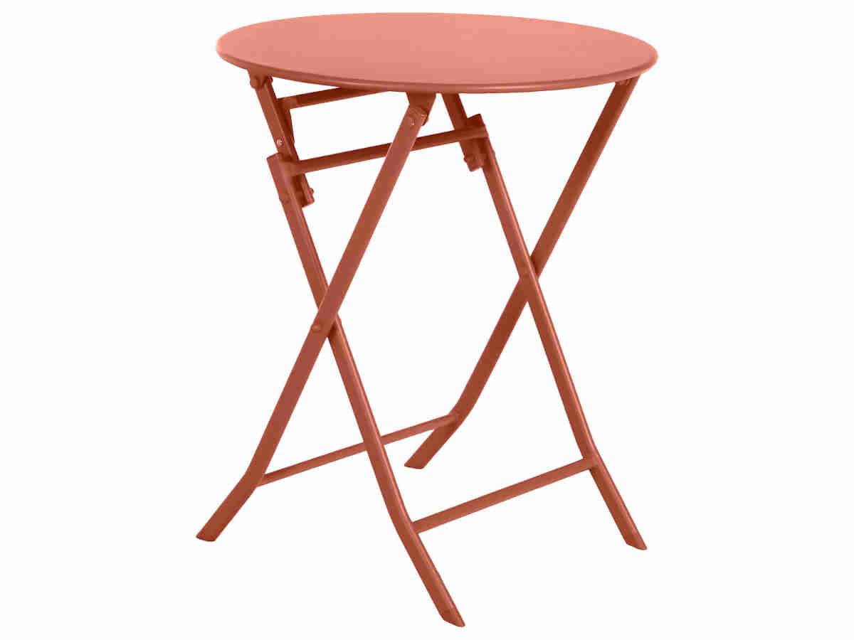 Hesperide - Salon de jardin rond en métal Greensboro Ø 60 cm Ambre avec 2 chaises - Hespéride - Image 2