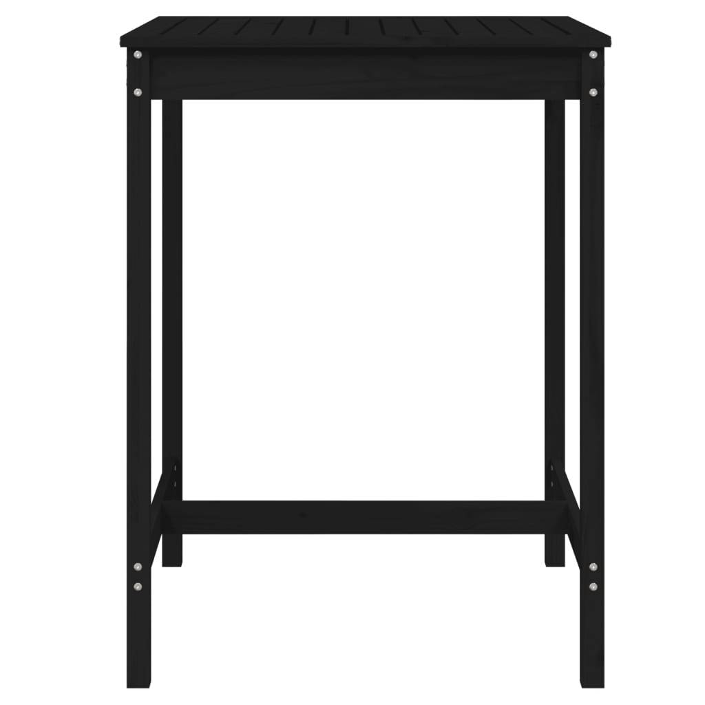 PANGIVO - Table de jardin bois massif pin noir 82,5 x 82,5 x 110 cm - PANGIVO - Image 4