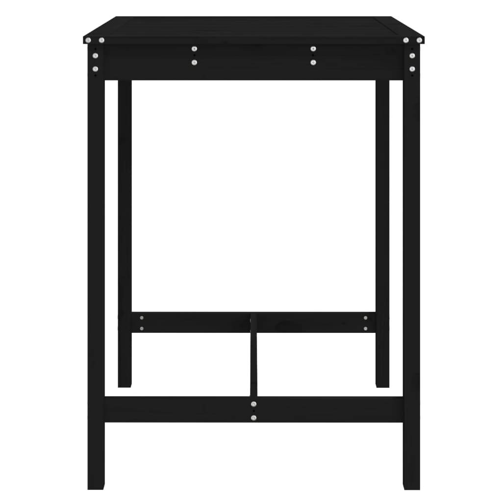 PANGIVO - Table de jardin bois massif pin noir 82,5 x 82,5 x 110 cm - PANGIVO - Image 5