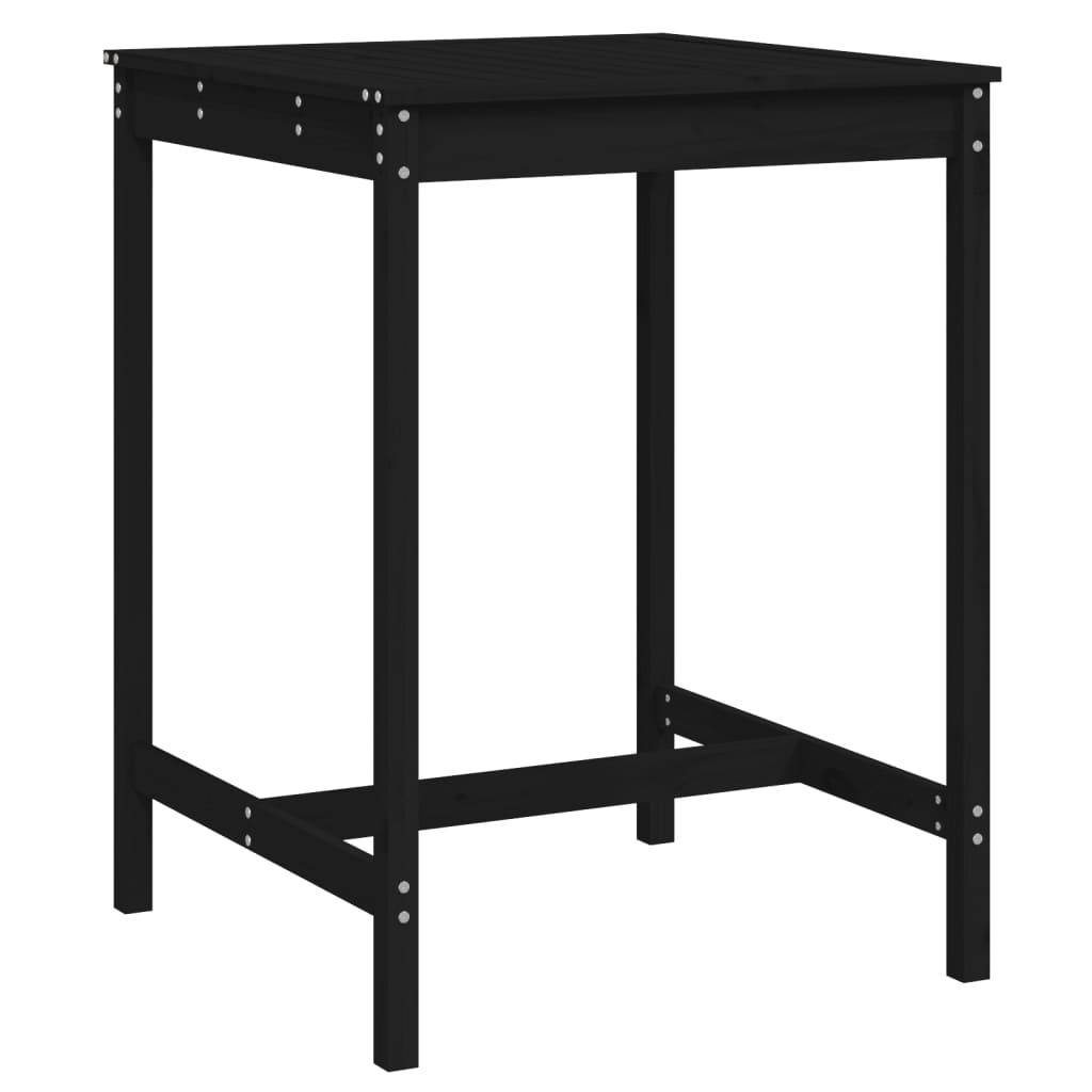 PANGIVO - Table de jardin bois massif pin noir 82,5 x 82,5 x 110 cm - PANGIVO - Image 2