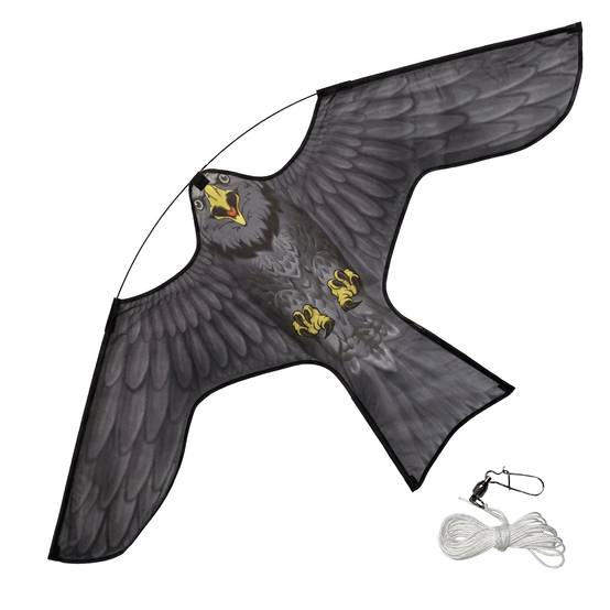 Cerf volant anti oiseaux effaroucheur sans mat Faucon modele D - Image 1