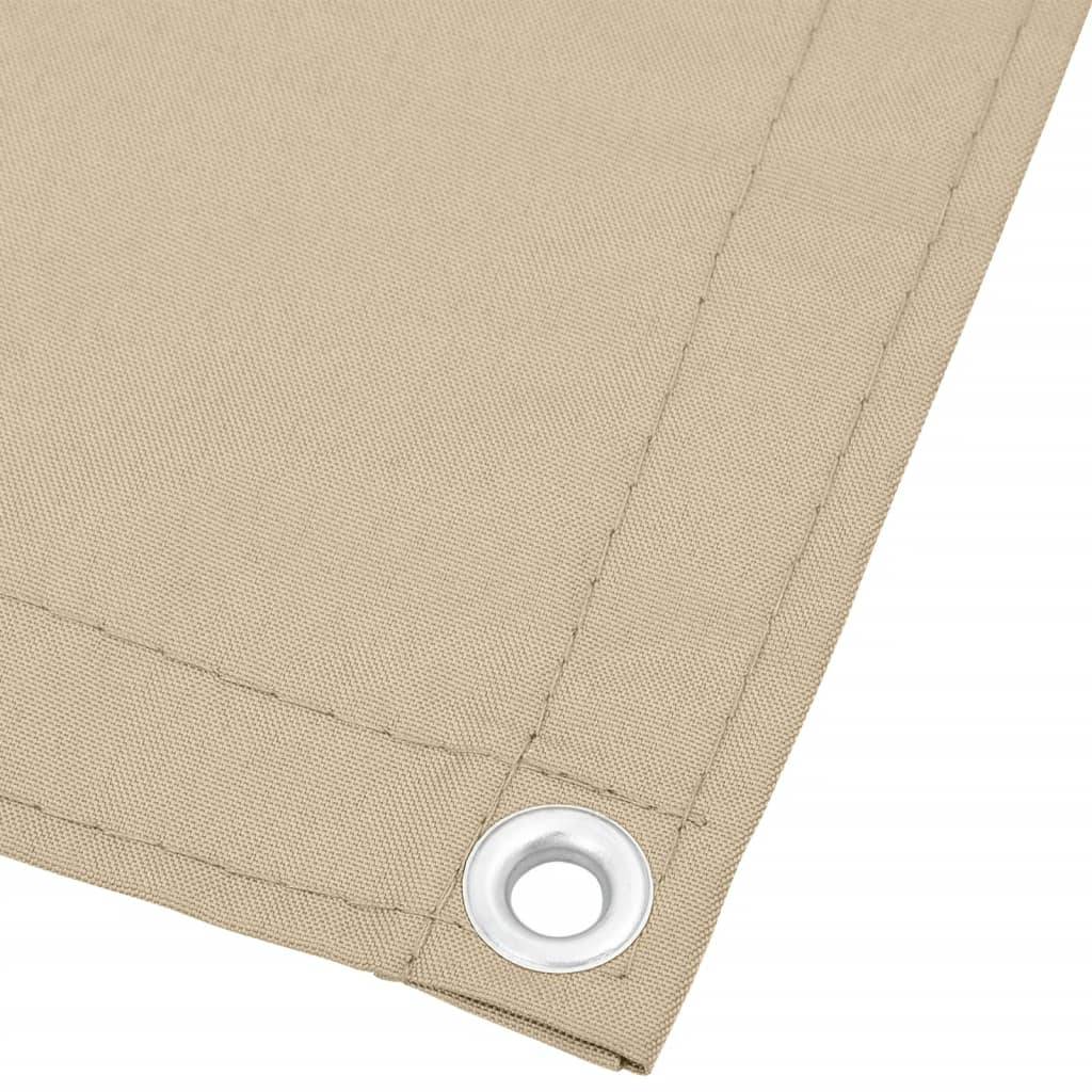 Écran de balcon polyester oxford beige 120 x 800 cm - PANGIVO - Image 3