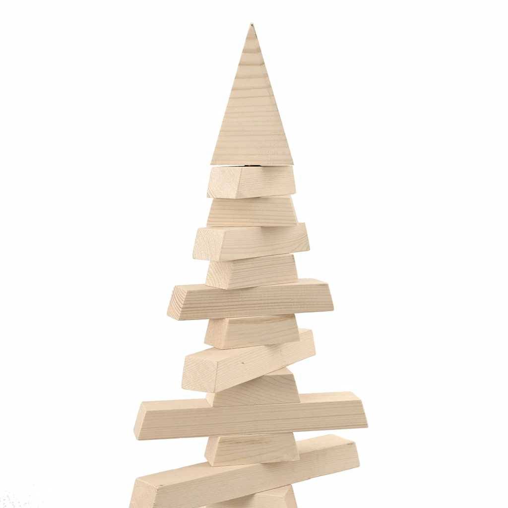 Maison Chic - Sapin de Noël | Arbre de Noël en bois pour décoration 120 cm bois massif de pin Maison Chic - Image 10