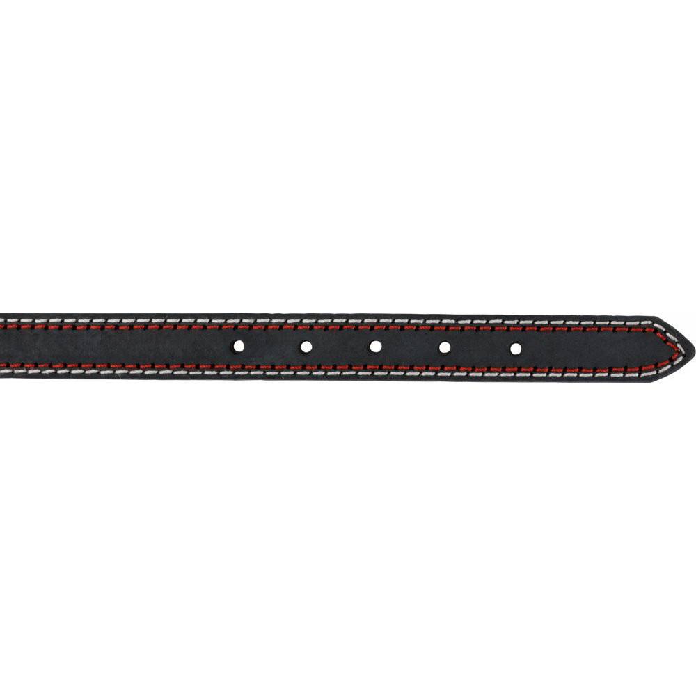 Trixie - Collier cuir L-XL 52-61 cm/30 mm  anthracite pour chien - Image 2