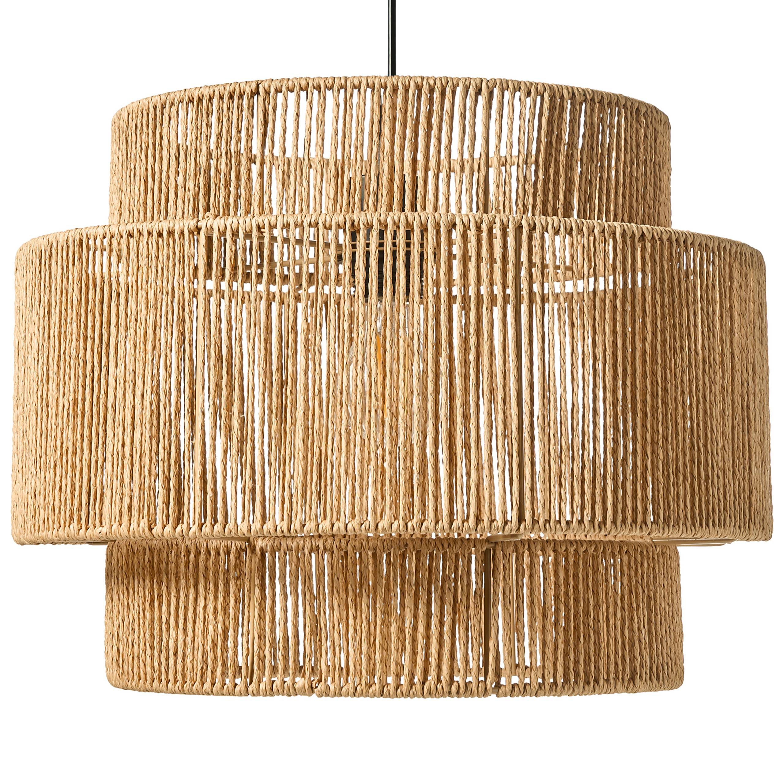 Beliani - Lampe suspension Corde en papier Naturel WOKIRO - Beliani - Image 2